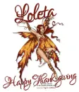 LOLETA Amy Fall Fairy Happy Thanksgiving
