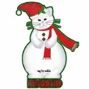 Xmas cat with Ingrid name