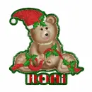 Xmas bear with Roni name