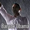 Barack obama on the rain