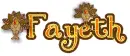 Fayeth ... little turkeys