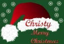 Santa Cap Christy