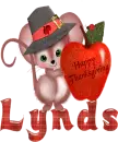 Lynds - tnxgiving mouse with apple