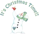 christmas time snowman
