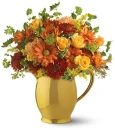 gold flowers