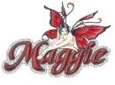 Maggie, red fairy
