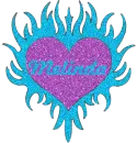 Flaming Heart with Melinda