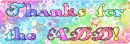 thanks for the add