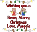 Beary Merry Christmas- Maggie