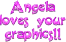 angela loves...