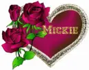 mickie's rosa & heart