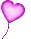 pink heart balloon