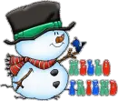HELLO FRIEND SNOWMAN