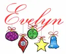 Evelyn-Christmas ornaments