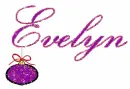 Evelyn-Christmas ornament