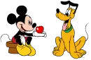 pluto and mickey
