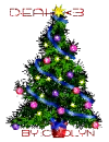 christmas tree [with name deah]