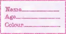 Pink Glitz Label