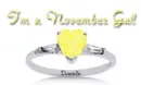birthston ring November