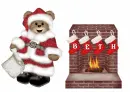 Bear with Fireplace and Beth name