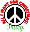 All Tracy wants for Christmas is Peace