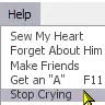 HELP stop crying