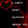 x Thinking about him  x