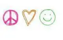 love peace smile