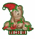 Xmas bear with LaDawn name