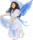 blue wings