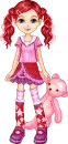 girlw/abear