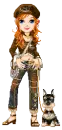 girlw/adog
