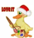 Xmas Duck with text