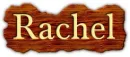 name Rachel wooden