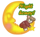 Night honey!