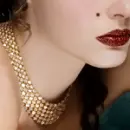 Glamour gold necklace