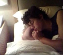 nick jonas in bed