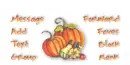 Fall, Autumn, Thanksgiving Contact Table