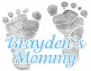 Brayden's Mommy Footprints