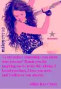 miley's thank you letter
