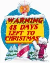 Christmas Count Down warning