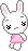 mini gilr bunny