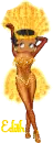edith's yellow betty boop dancer