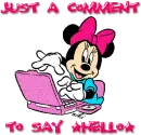 A comment to say hi to you!