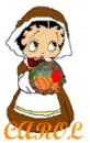 BETTY BOOP IN PILGRAM CLOTHES