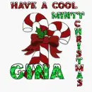 cool minty christmas - Gina