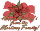 Happy Holiday's from the Martinez Family