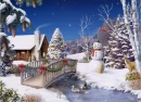 happy snowman