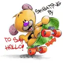 skeatboard greeting