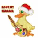 Duck with Maggie name 